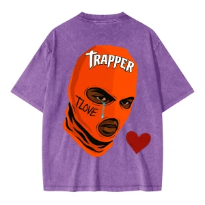 T-shirt délavé oversize COMIC TRAPPER