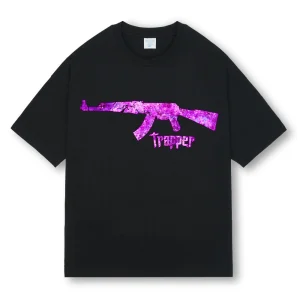 T-shirt oversize unisexe AKA-47 avec goutte