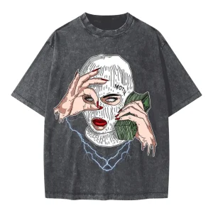 T-shirt délavé oversize GANG V6