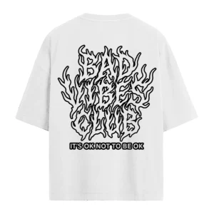 T-shirt oversize unisexe BAD VIBES CLUB