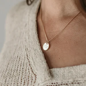 Pendentif personnalisé médaille ronde ÉPURE