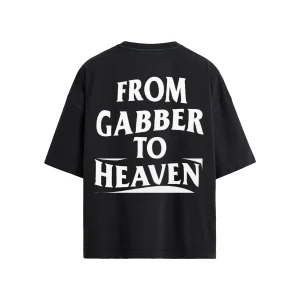T-shirt unisexe oversize basique « GABBER TO HEAVEN »
