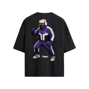 T-shirt oversize unisexe GABBER TO HEAVEN LOWCORE V1