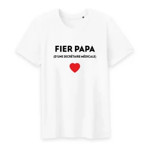 Fier papa d'une secrétaire médicale