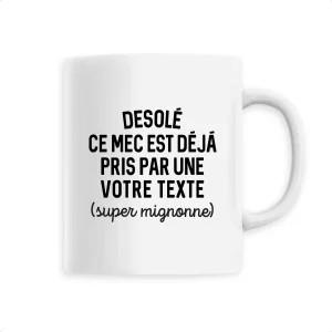 Désolé ce mec - personnalisable