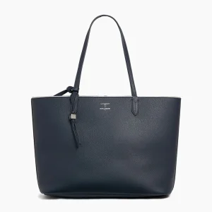 Grand sac cabas bleu Ines x Le Tanneur