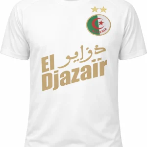 🇩🇿 T-shirt Noir “El Djazair” – Édition Premium