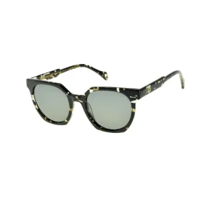 Lunettes de soleil Laura noires marbrées
