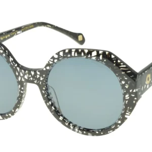 Lunettes de soleil Ornella noires texturées
