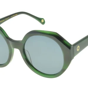 Lunettes de soleil Ornella vertes marbrées