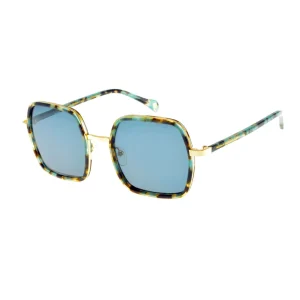 Lunettes de soleil Katherine bleues or