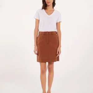 Jupe Anny marron