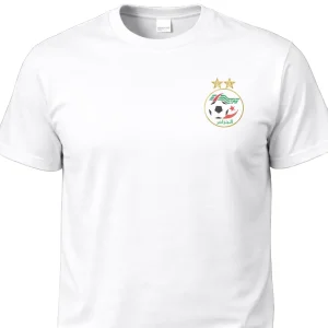 T-shirt Algérie  – Logo FAF Premium | 100% Coton Supporters DZ