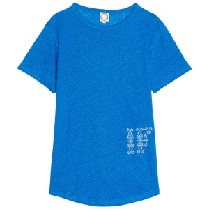 T-shirt Lisette bleu cobalt