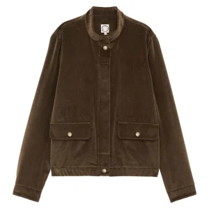 Blouson Dino kaki velours