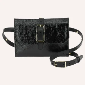 Pochette Banane Crispy Noir – Herbert Frère Sœur