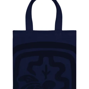 Boudoir, Sac cabas en éponge, Ines x Vilebrequin, bleu navy