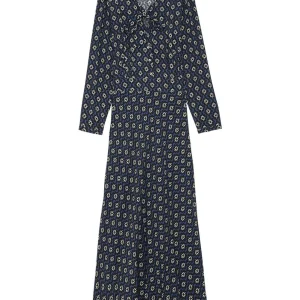 Robe Ariel imprimé bleu