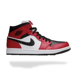 AIR JORDAN RETRO 1 MID CHICAGO BLACK TOE