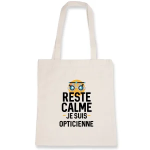 Reste calme opticienne