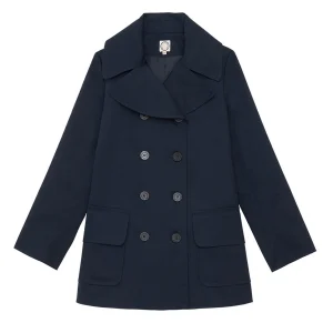 Caban Séraphine bleu Navy léger