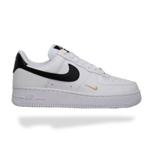  NIKE AIR FORCE 1 LOW WHITE BLACK GOLD