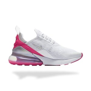 NIKE AIR MAX 270 WHITE LASER FUCHIA