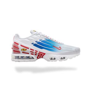 NIKE AIR MAX PLUS TN 3 WHITE RED BLUE
