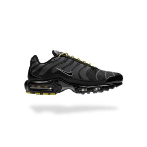 NIKE AIR MAX PLUS TN CRATER BLACK SILVER YELLOW