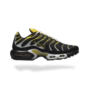 NIKE AIR MAX PLUS TN  BLACK WHITE YELLOW