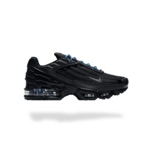 NIKE TUNED AIR MAX PLUS TN 3 BLACK LIGHT PHOTO BLUE LASER BLUE