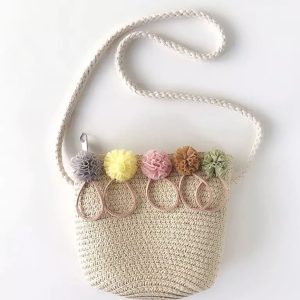 Sac petite fille en paille
