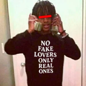 T-shirt long unisexe NOFAKELOVERS