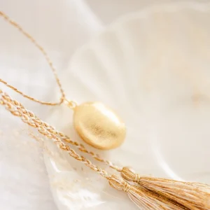 Bola de grossesse brossé COCON – cordon de soie