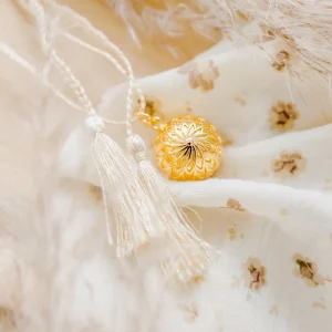 Bola de grossesse MANDALA – cordon de soie