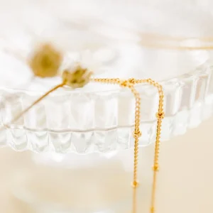 Chaine perlée pour bola de grossesse 105-110 cm