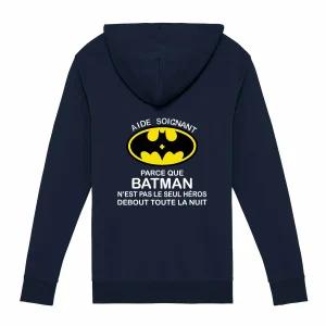 Gilet zippé Aide Soignant Batman