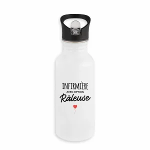 Bouteille / Gourde Infirmière option râleuse