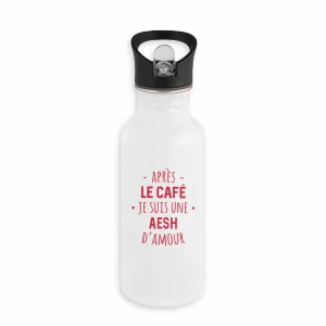 Bouteille / Gourde - après café AESH d'amour
