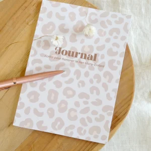 Journal de grossesse soft touch 80 pages – Fabriqué en France