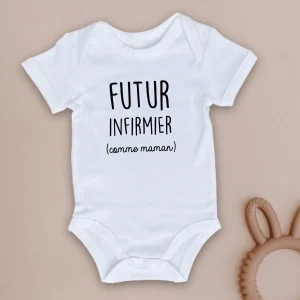 Body bébé futur infirmier comme maman