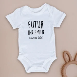 Body bébé Futur infirmier comme tata